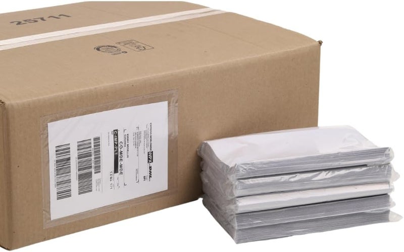 US PACK SMART 500 Units, 4.5"x5.5" Clear Packing List Shipping Label Envelopes - Heavy Duty Adhesive, Ideal for Labels, Invoices & Documents - Image 1